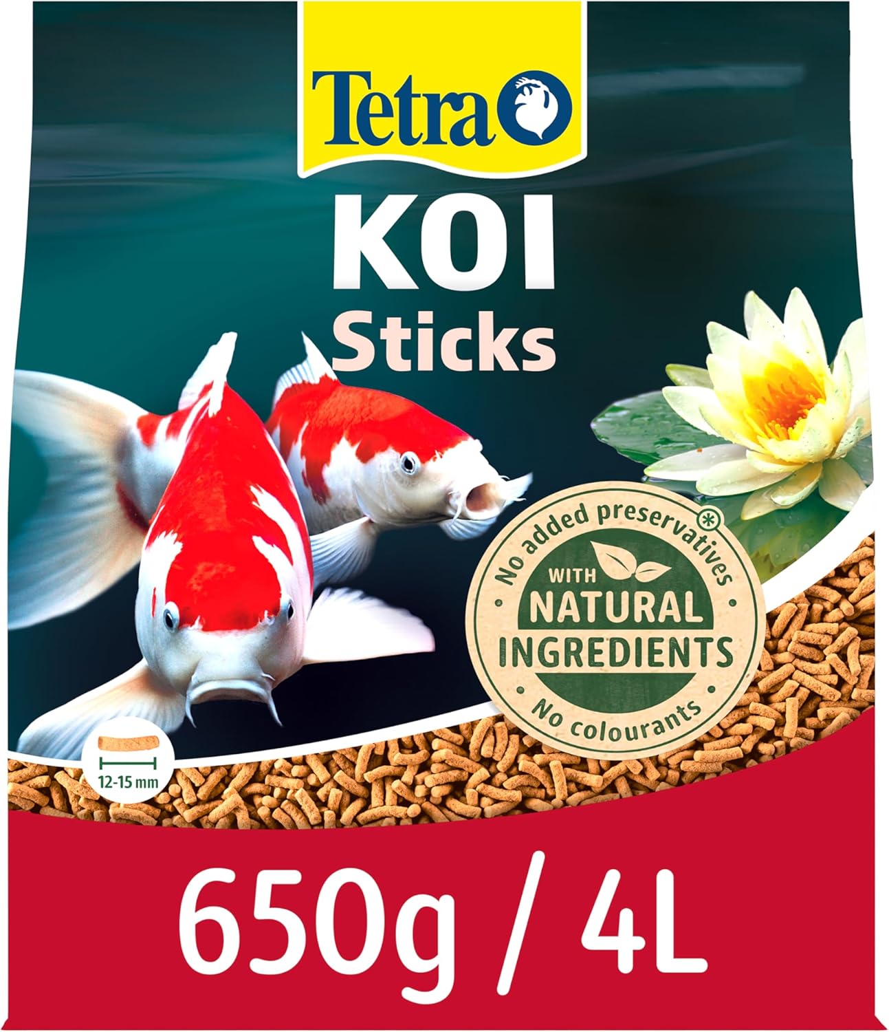 Tetra Pond Koi Sticks 650g | Complete Daily Food for Koi