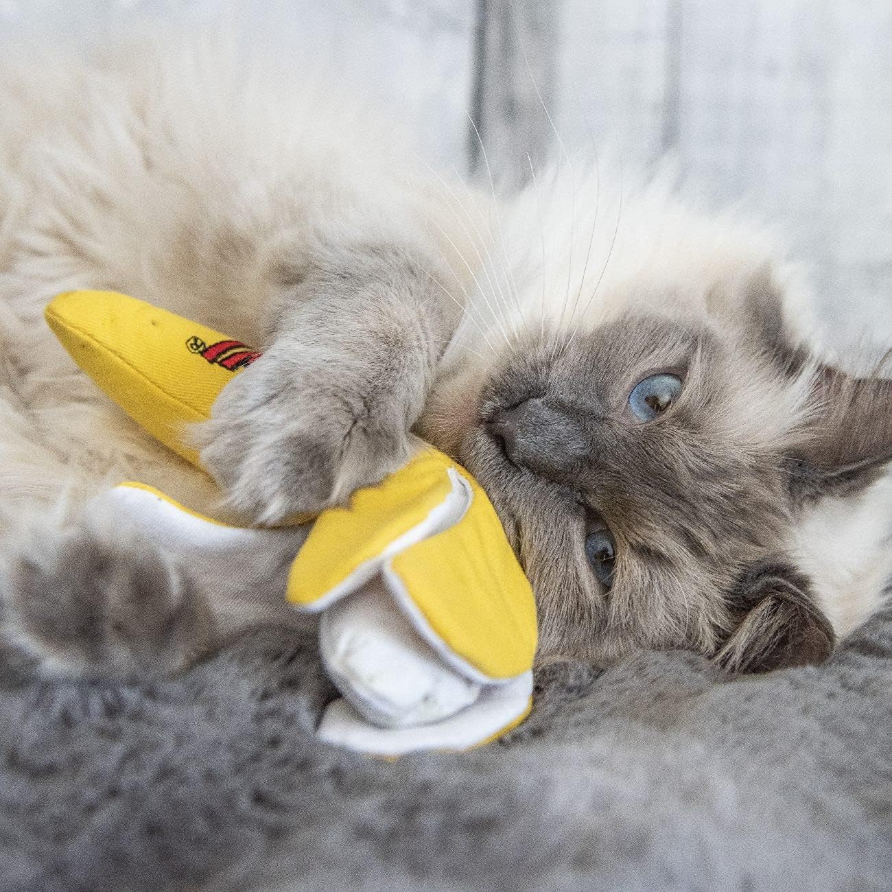 Yeowww! Peeled Banana Catnip Toy - 100% Organic Potent Catnip Toy
