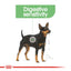 Dog with 'Digestive sensitivity' label on a white background