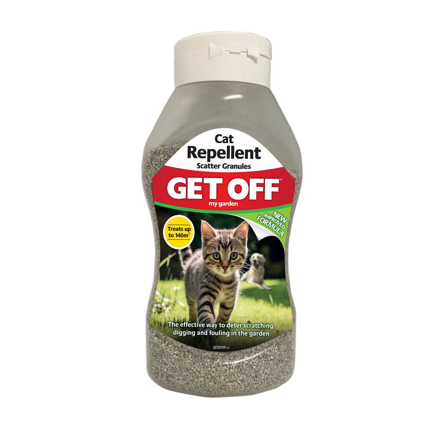 GET OFF Cat Repellent Granules Prevents Digging & Fouling 600ml