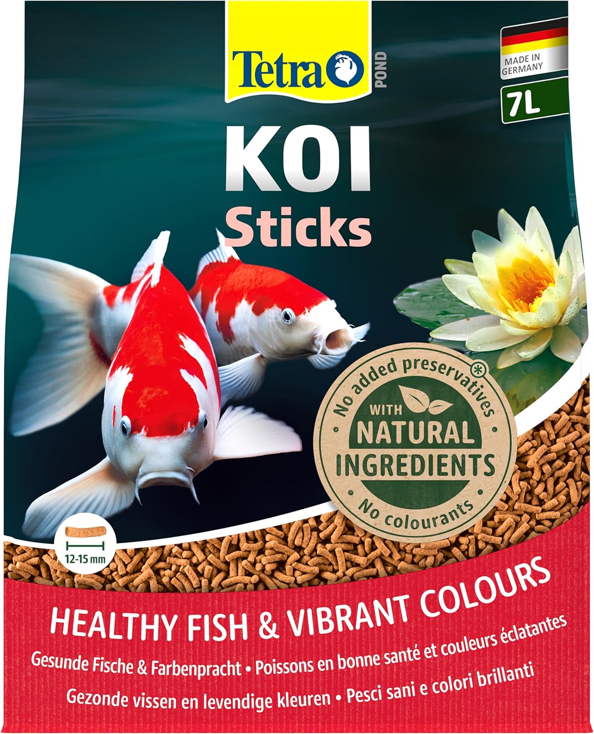 Tetra Pond Koi Sticks 1100g | Complete Daily Food for Koi
