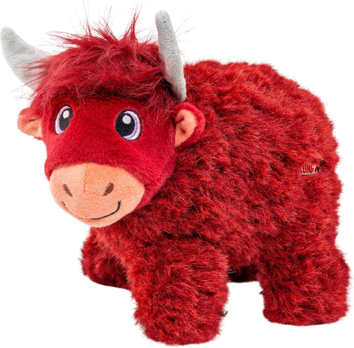 KONG Toughz Plush Dog Toy | Highland Cow & Mammoth