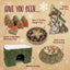 Natural Herb 'n' Hay Star Trio 🎄 Small Pet Christmas Treat by Cupid & Comet