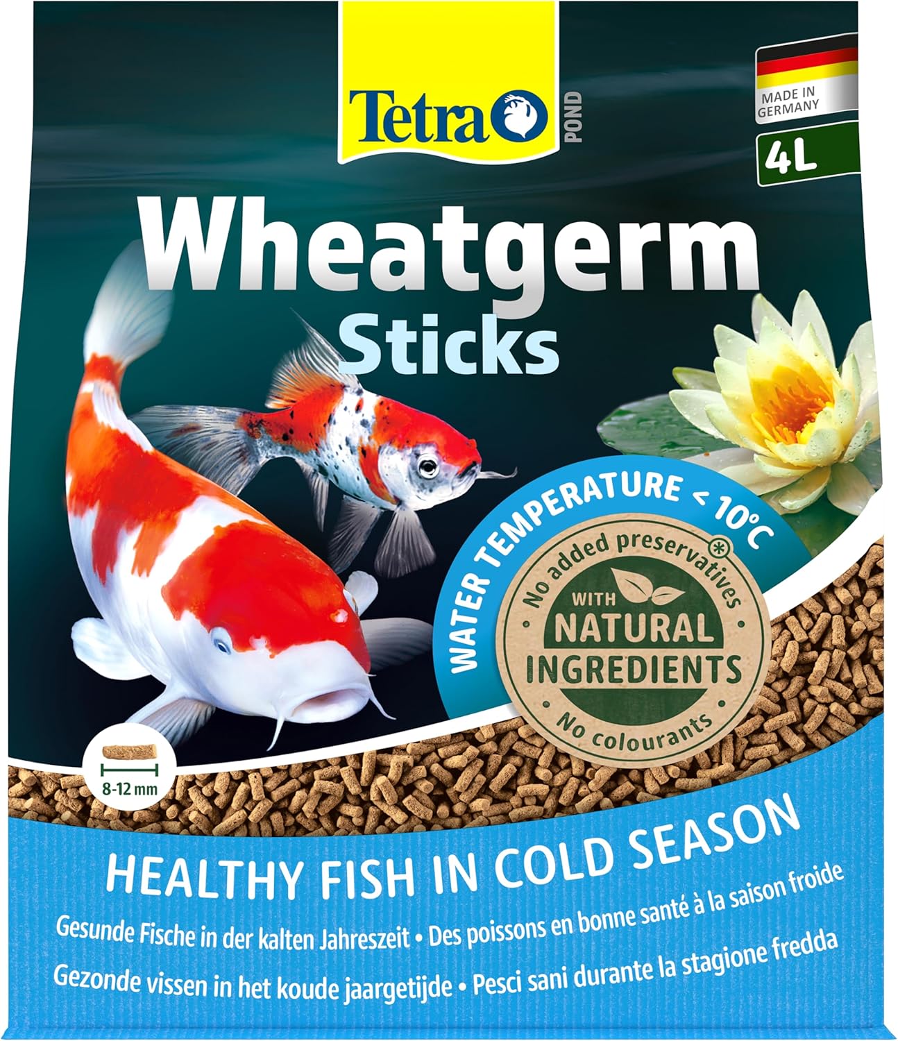 Tetra Wheat Germ Koi Sticks 780g | Highly Digestible Pond Fish Food