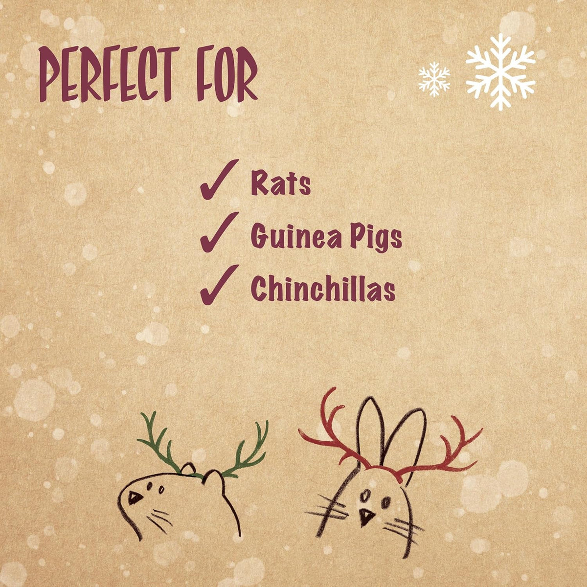 Rosewood Naturals Winter Party Cottage | Edible Pet Hideaway