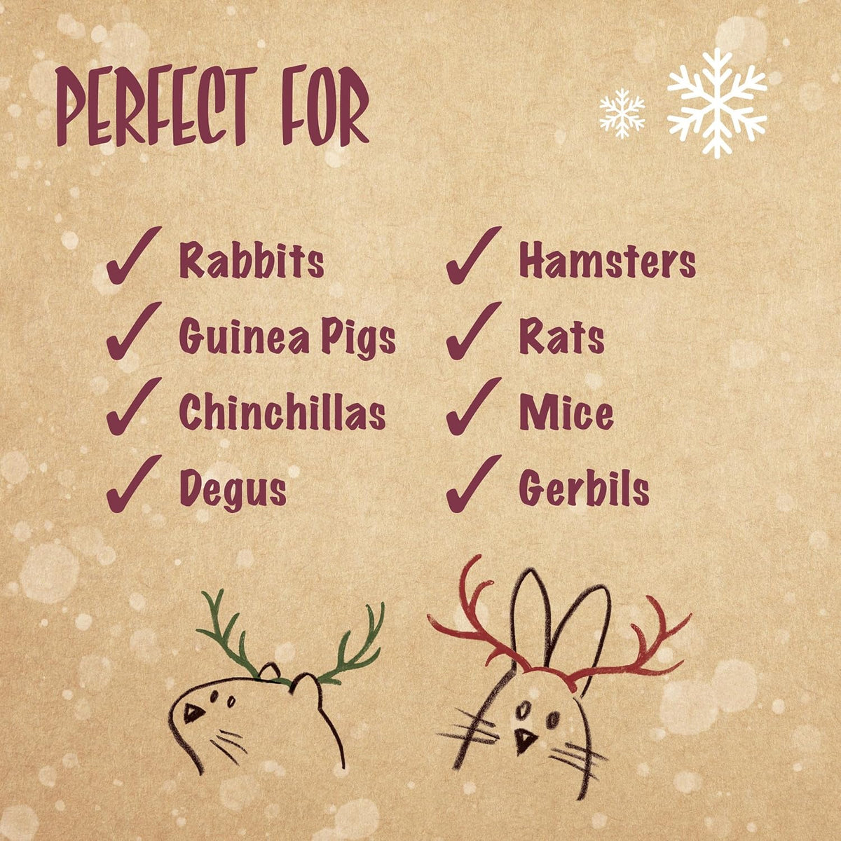 Naturals Carrot Dandelion Christmas Trees 🎄 Small Pet Treat by Rosewood