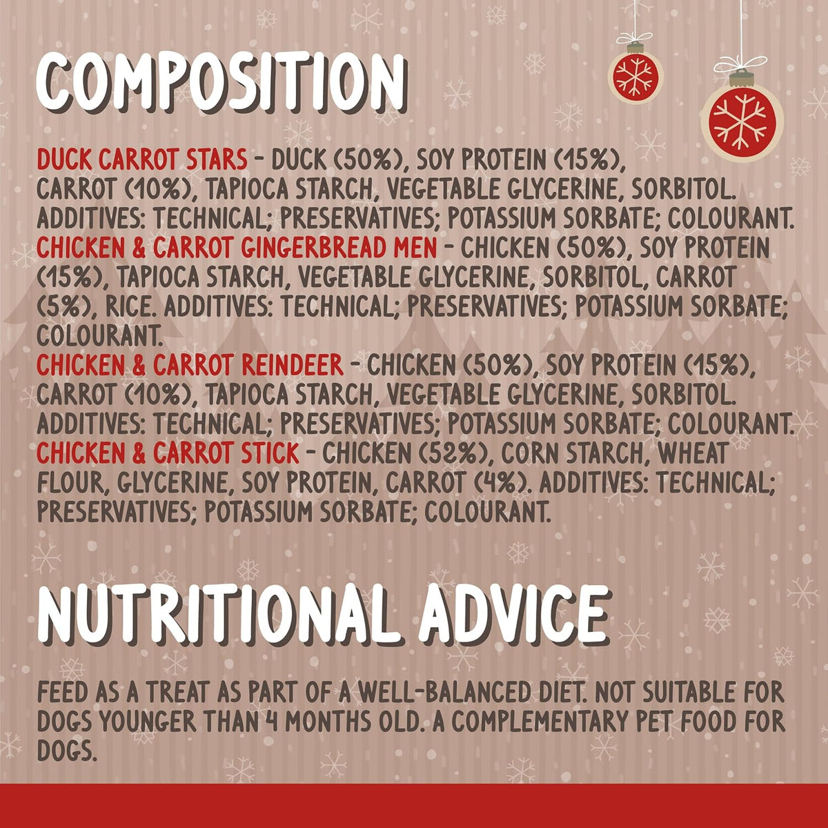 Cupid & Comet Natural Selection Box | Christmas Dog Treats