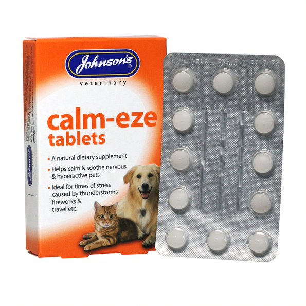 Johnson's | Calm-Eze | Dog & Cat Natural Calming Tablets