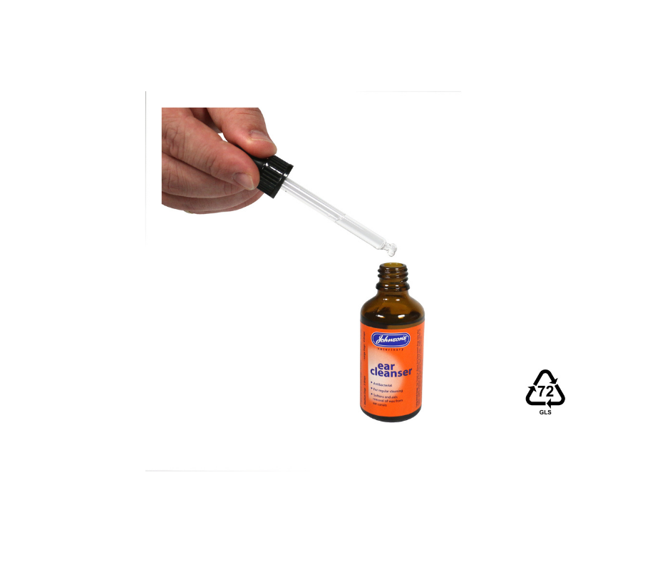 Johnson's Dog & Cat Ear Cleanser Drops 18ml/50ml | Pet Ear Cleaner