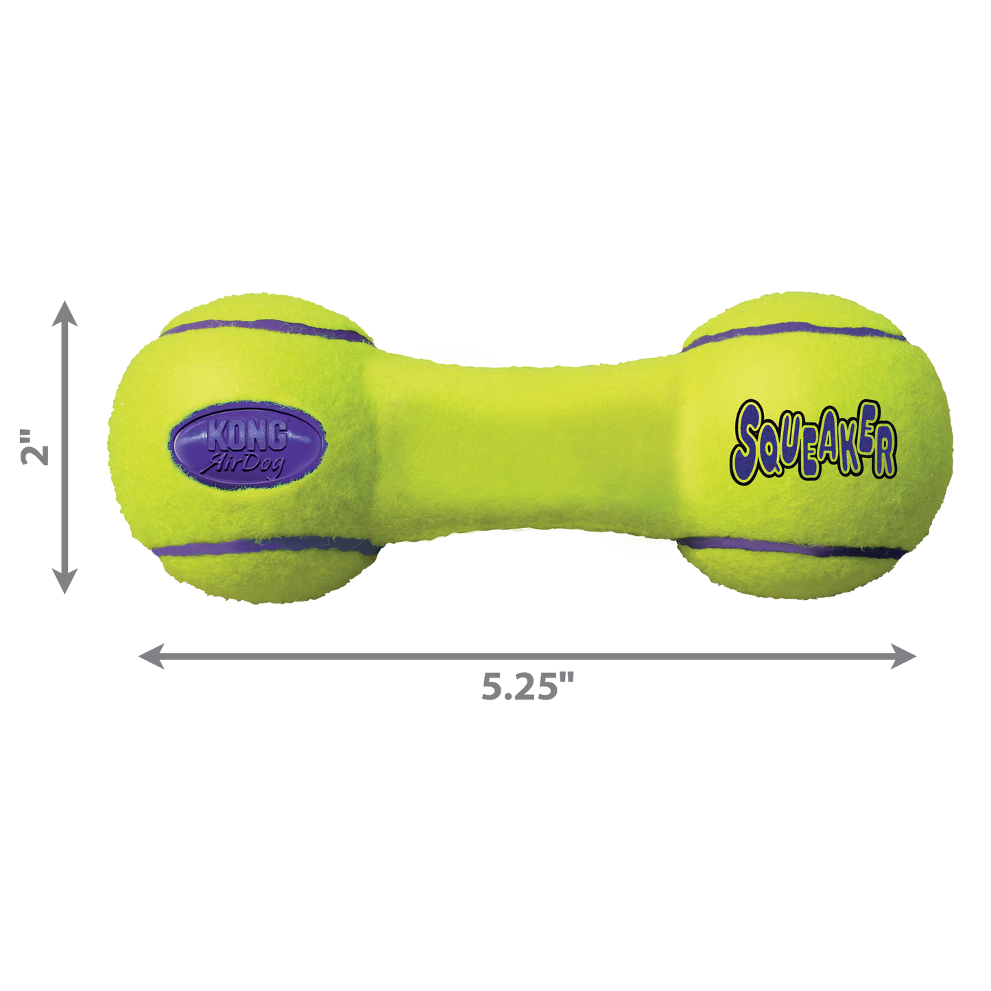 KONG AirDog Squeaker Dumbell | Active Dog Fetch Toy