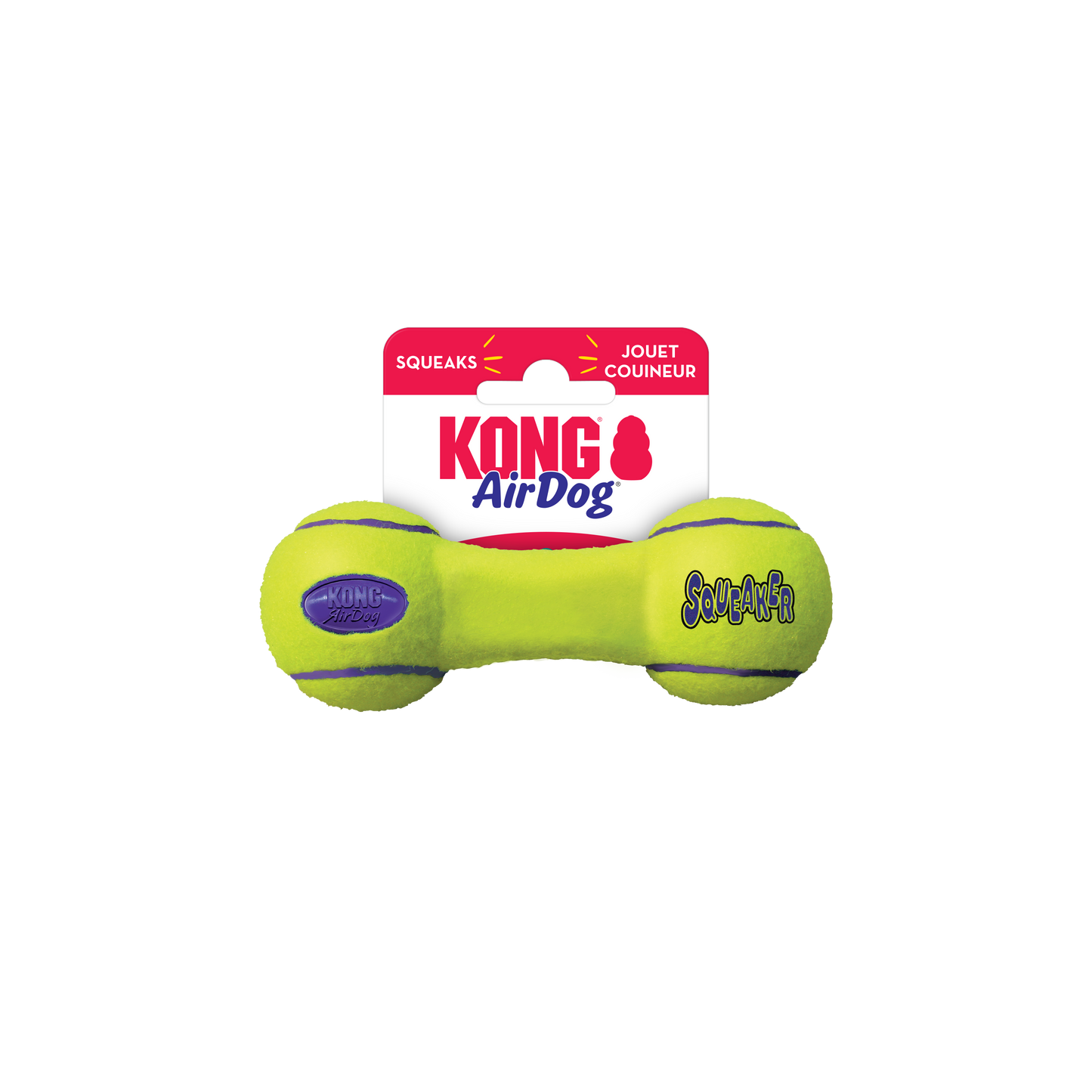 KONG AirDog Squeaker Dumbell | Active Dog Fetch Toy