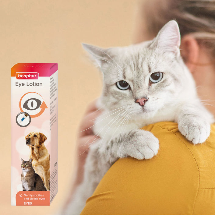 Beaphar Dog Cat Eye Lotion Drops 50ml Gentle Eye Cleaner