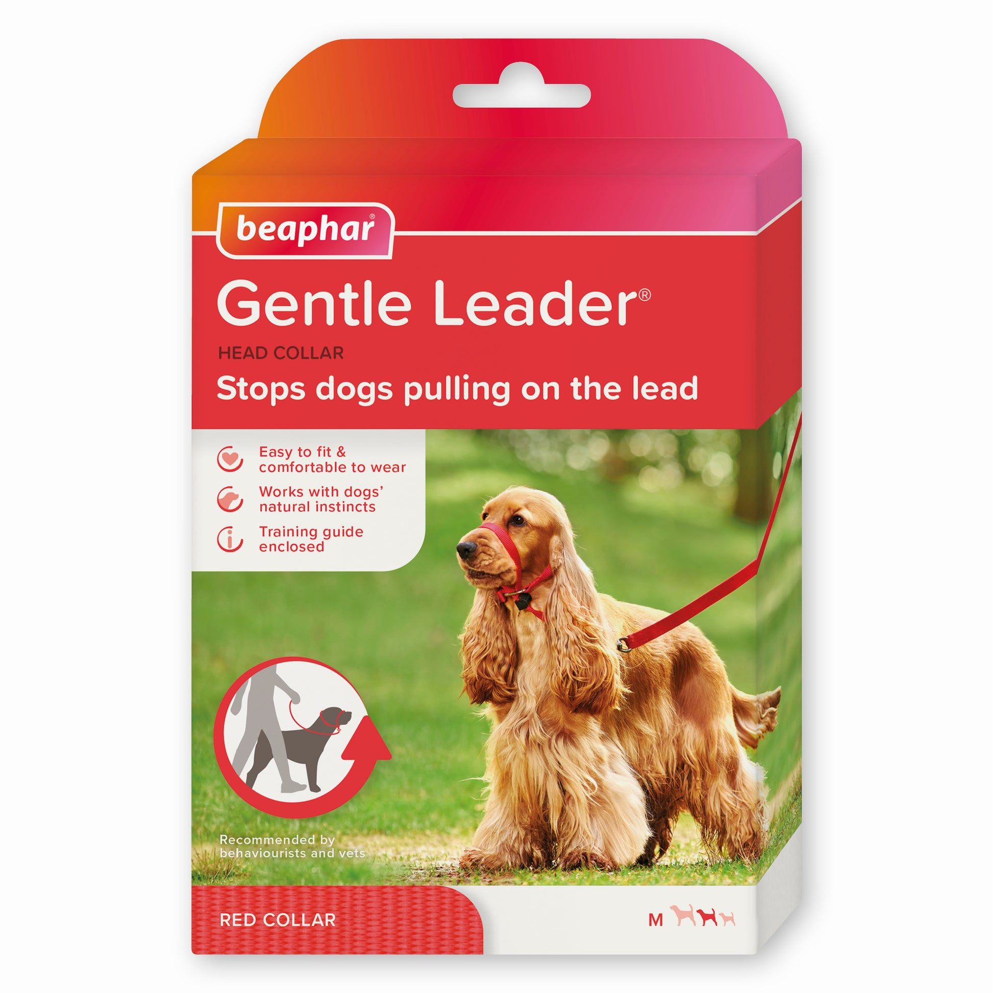 Gentle Leader No Pull Dog Walking Headcollar Red Pet