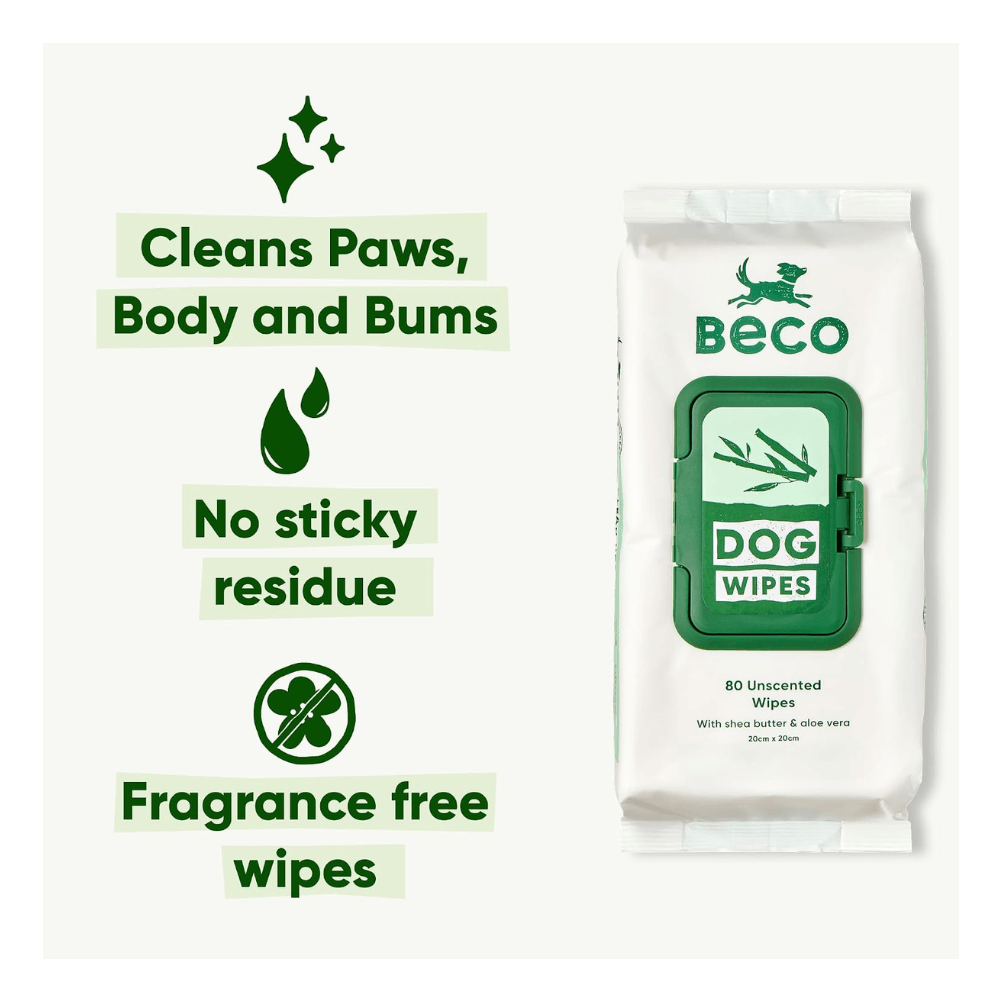 Beco Bamboo Wipes Unscented 80pk
