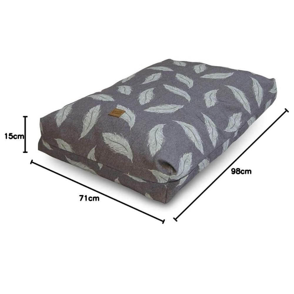 Retreat Eco-Wellness Feather Grey/Duck Egg Duvet Medium 71cm X 98cm