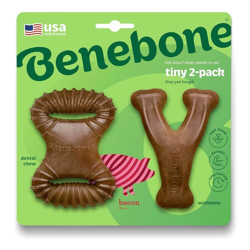 Benebone Puppy Pack Wishbone Bacontiny