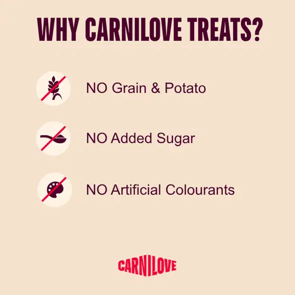 Carnilove Ostrich With Blackberries 🐦 Crunchy Treat Snacks for Sensitive Dogs - 200g