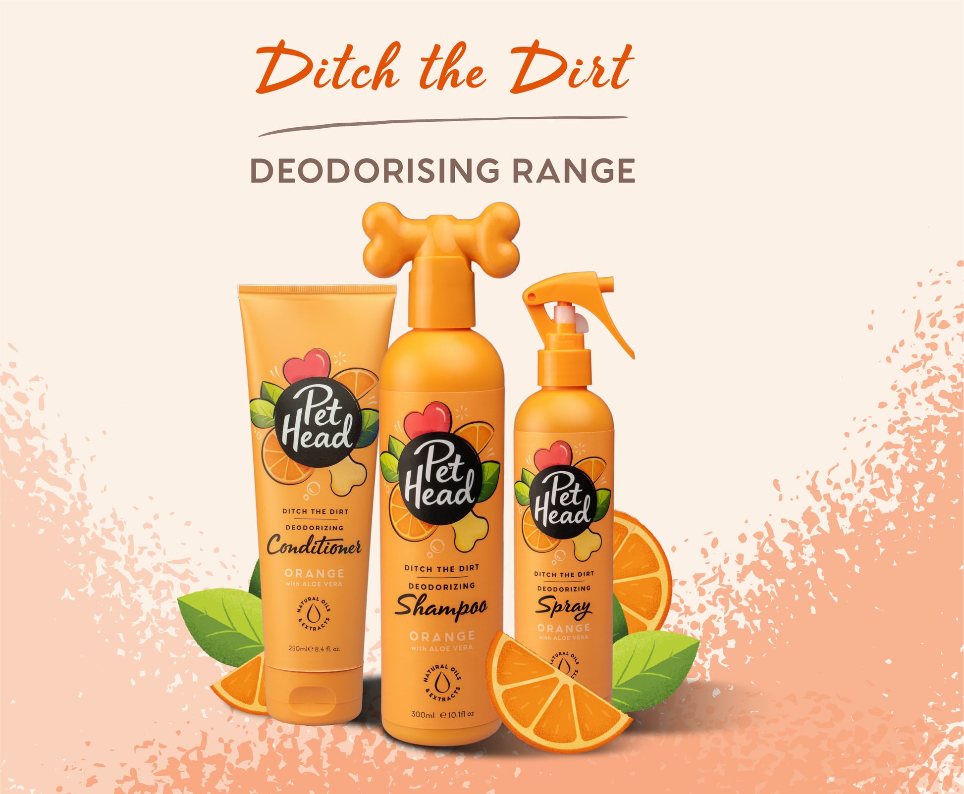 Pet Head Ditch The Dirt Orange Scented Deep Cleansing Shampoo