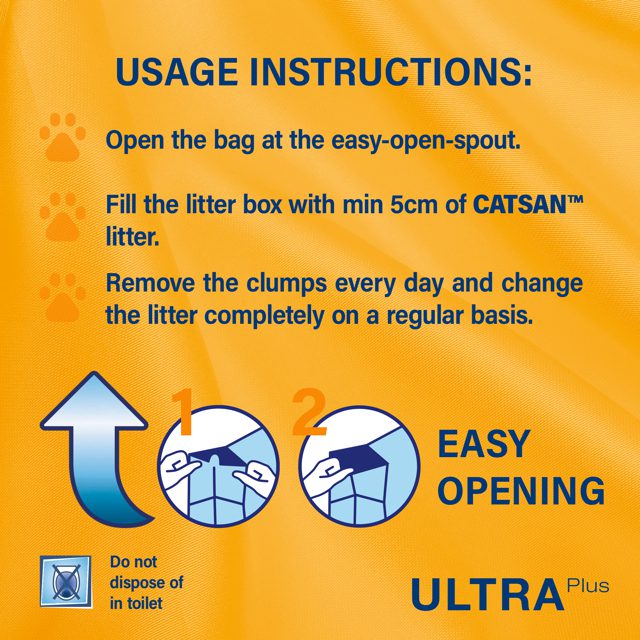 Catsan | Natural Clay Ultra Clumping Cat Litter - 5L