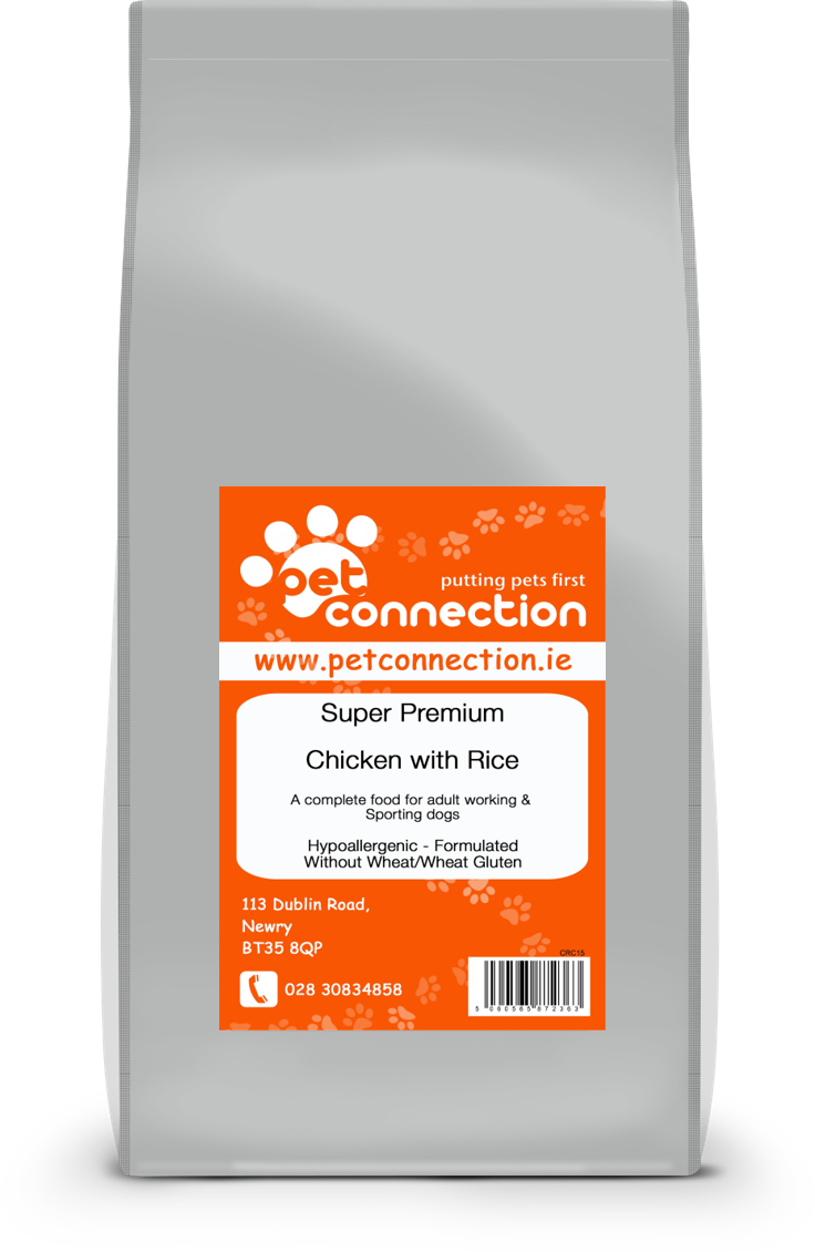 Chicken & Rice | Hypoallergenic Dry Dog Food | Super Premium by Pet Connection