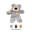 KONG | Cat Cuddly Toy | Softies Patchwork Bear