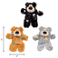 KONG | Cat Cuddly Toy | Softies Patchwork Bear