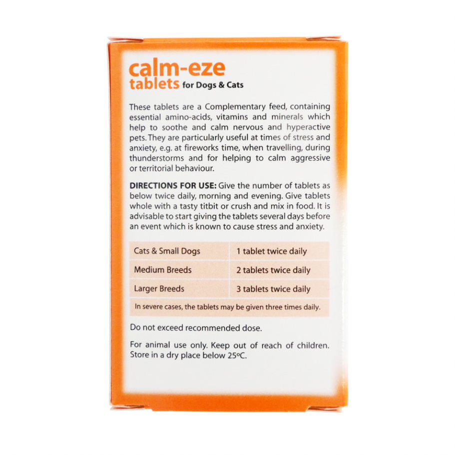 Johnson's | Calm-Eze | Dog & Cat Natural Calming Tablets