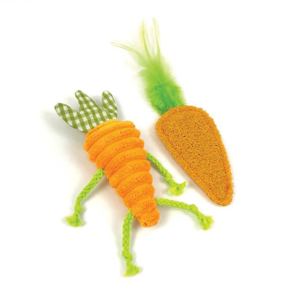 Tabby Patch Catnip Carrots 2pk