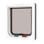 Image of white cat flap with 4 way locking