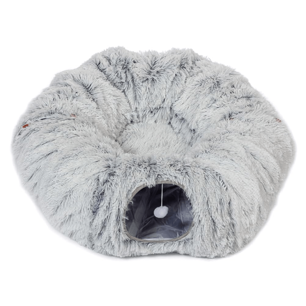 Cat Tunnel Fur Grey