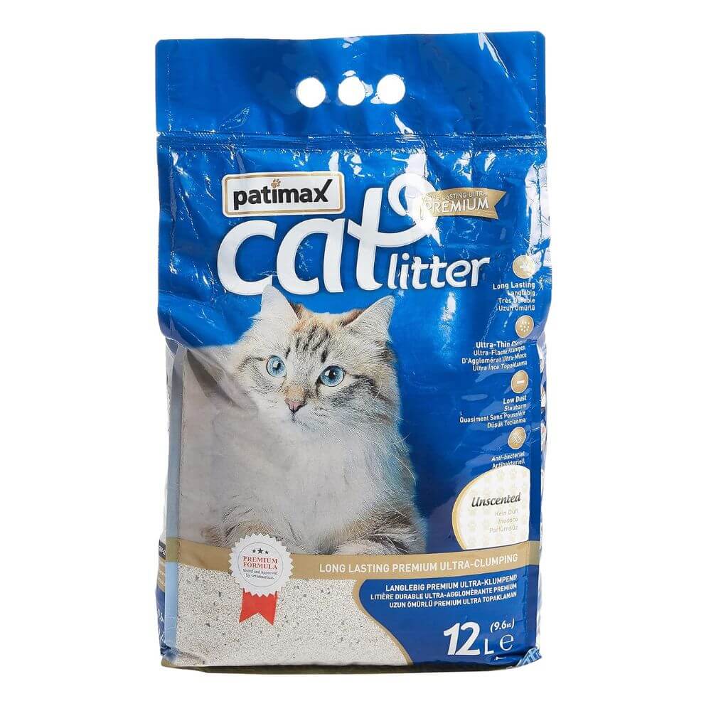 Patimax Premium Ultra Clumping Cat Litter 12L