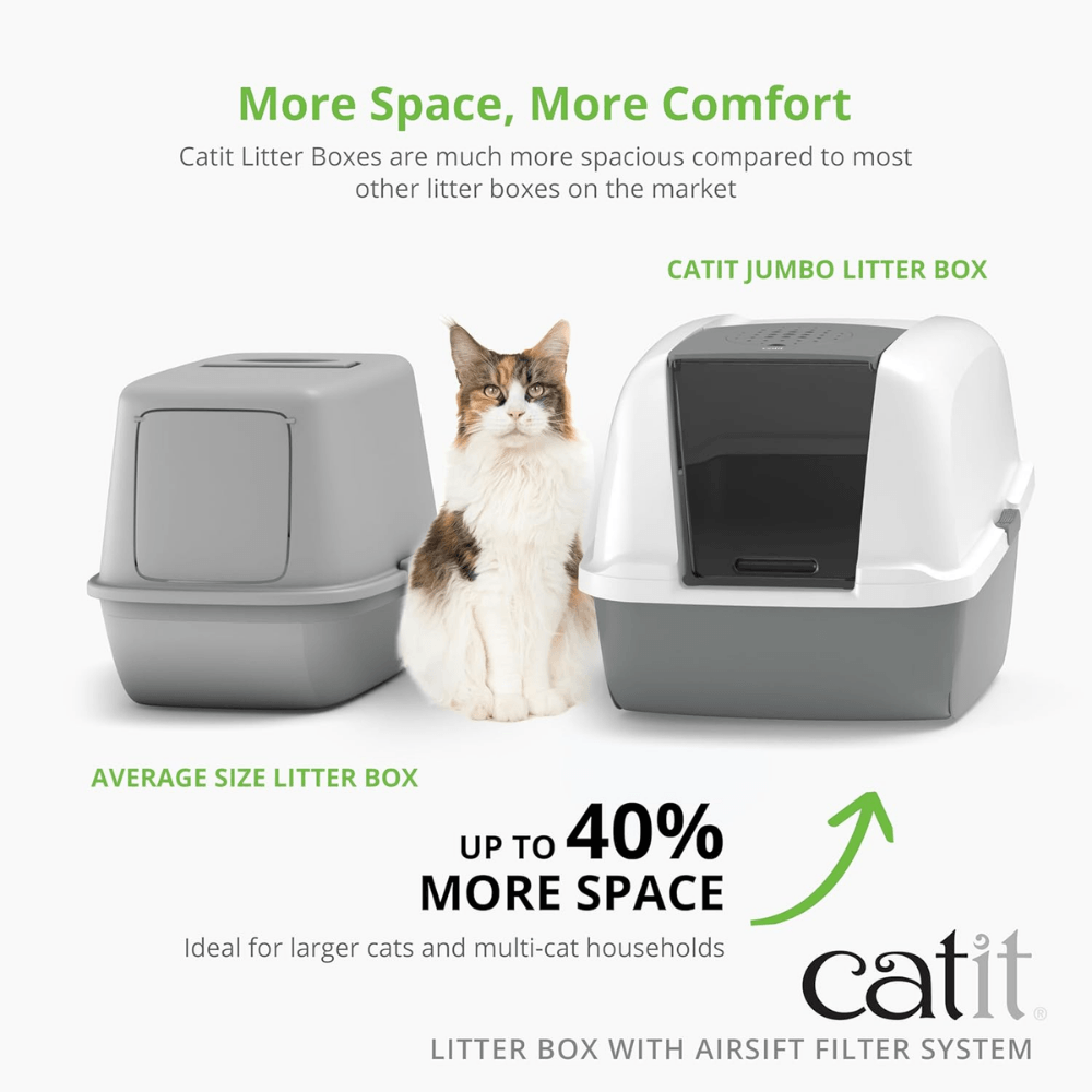 Catit Airsift Litter Box White/Grey