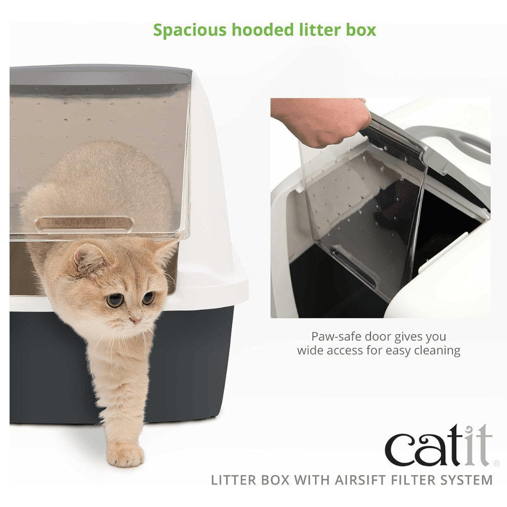 Catit Airsift Litter Box White/Grey