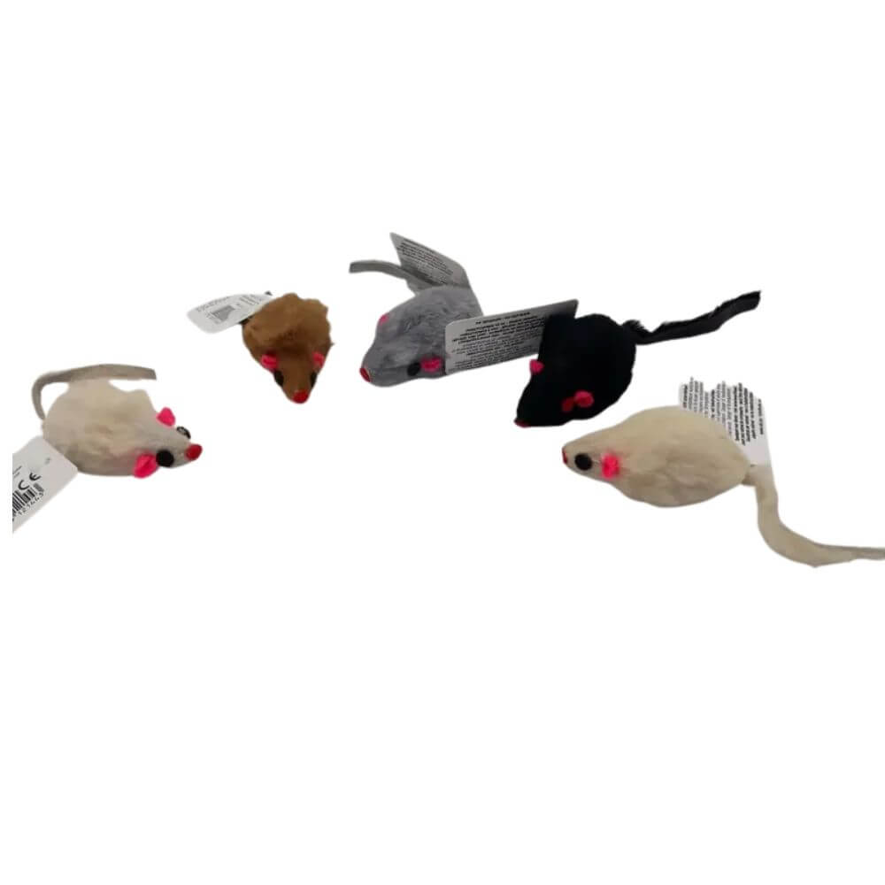 Trixie Mouse Toy For Cats Astd Colours