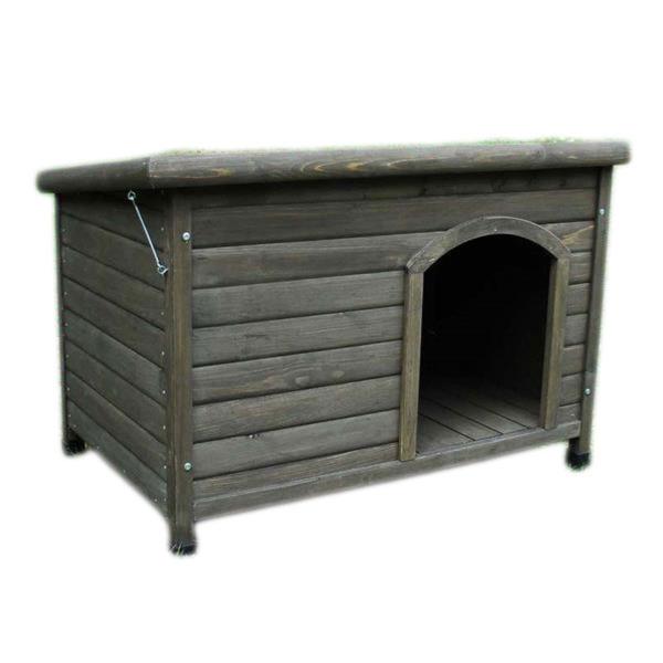Cheeko Flatroof Cabin Wooden Dog Kennel