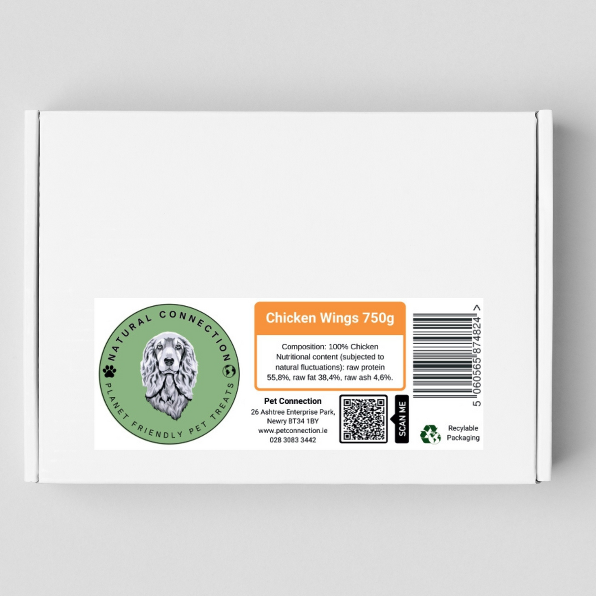 Chicken Wings Bitesize Crunchy Dog Treat by Natural Connection
