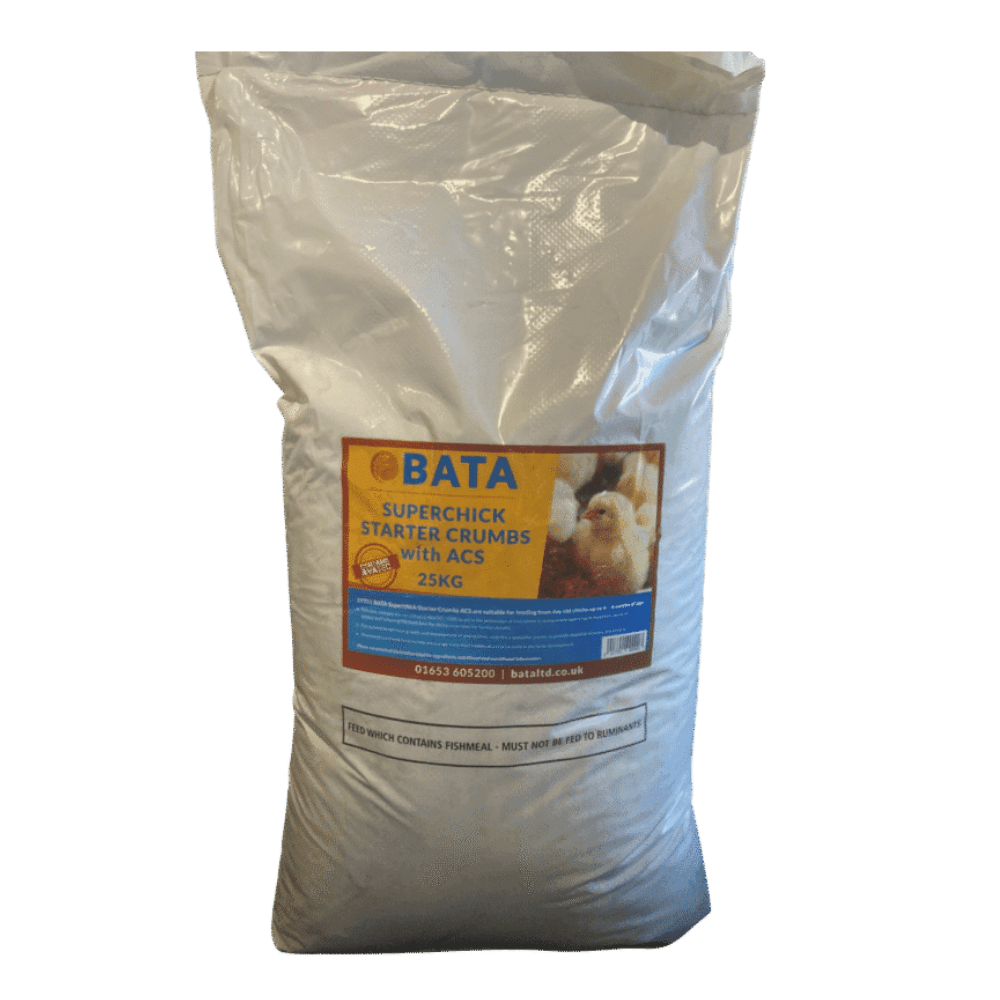 Bata Superchick Starter Crumbs with ACS' 25kg