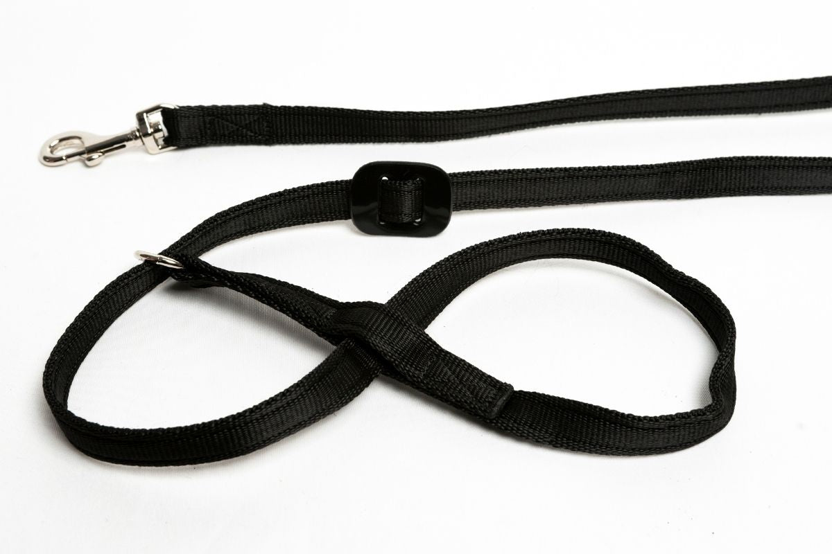 Gencon | Dog Training | All In One No Pull Walking Headcollar & Lead - Black