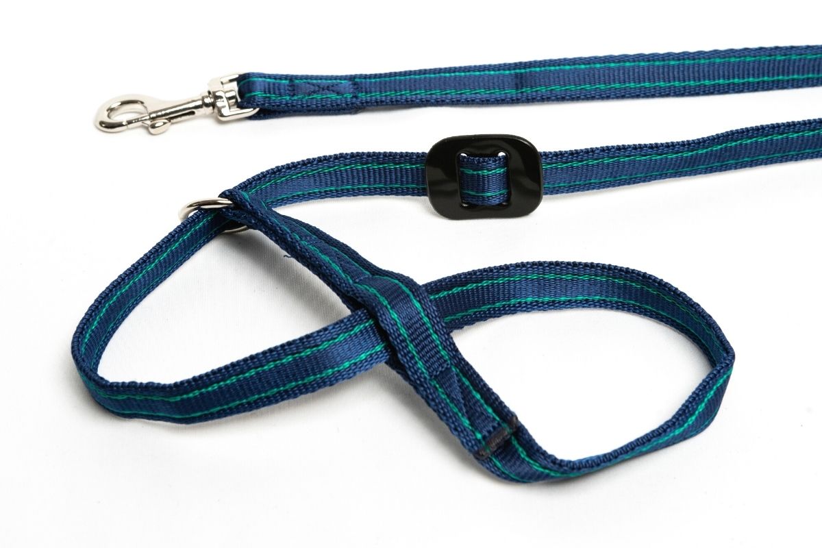 Gencon | Dog Training | All In One No Pull Walking Headcollar & Lead - Navy & Jade