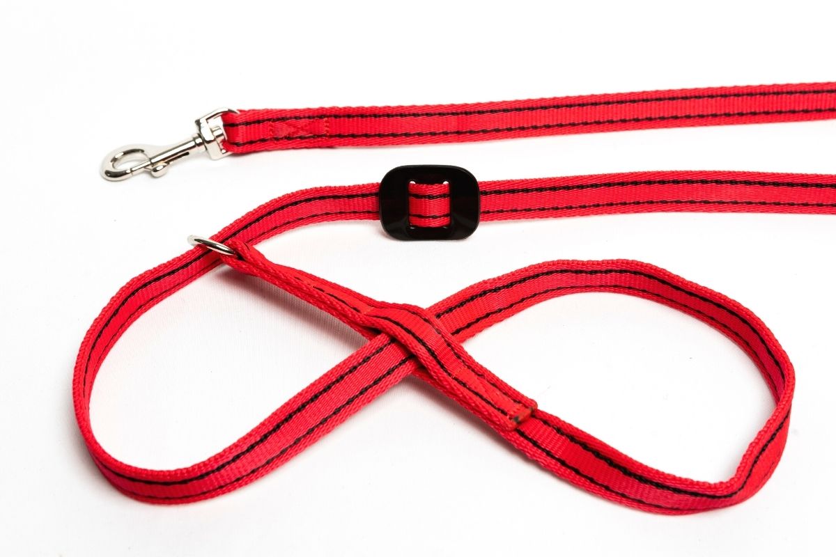Gencon | Dog Training | All In One No Pull Walking Headcollar & Lead - Red & Black