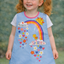 Childrens Apron Tabard Cherry Blossom Princess | Rachel Ellen Designs