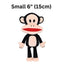 Multipet Paul Frank Julius Monkey Dog Toy - Squeaky & Crinkle Plush