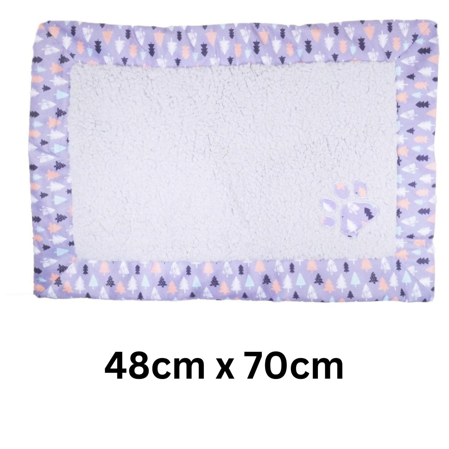 Luxury Winter Forest Cat Blanket – Soft Plush Christmas Throw | Rosewood Cupid & Comet 48x70cm