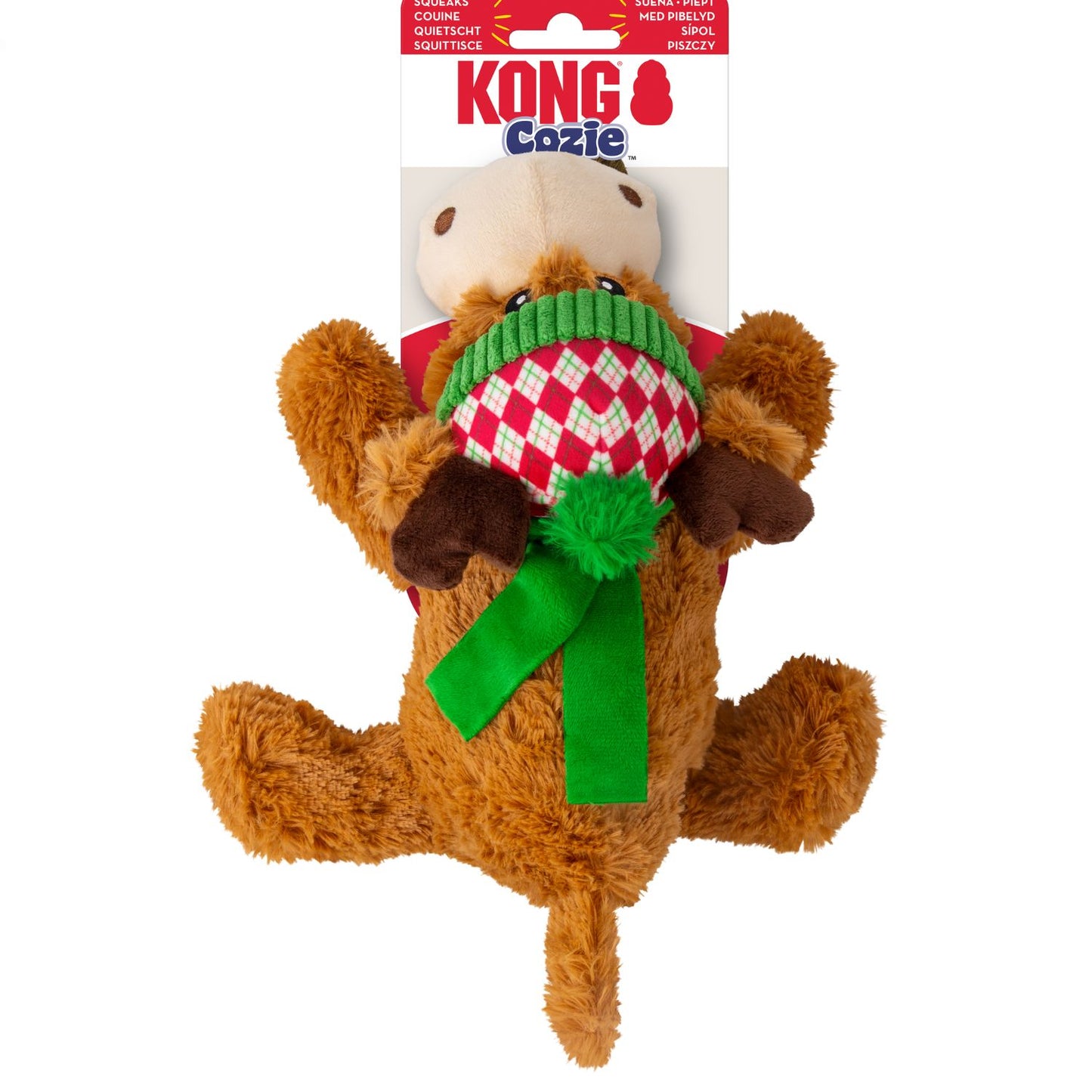 KONG Holiday Cozie™ Reindeer | 2025 Christmas Dog Toy