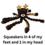 Gor Pets Holiday Octo-Reindeer | Christmas Dog Toy