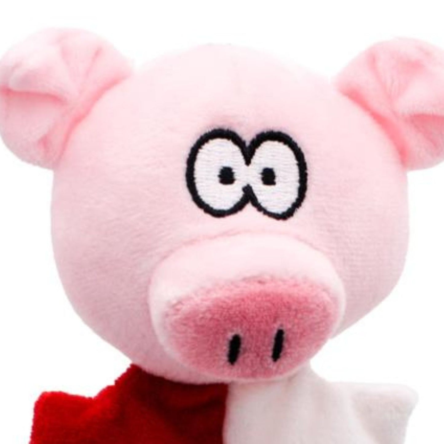 Squeaky Squares Pig Christmas Dog Toy – 6 Squeakers & Plush Fun | Holly & Robin