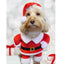 Santa Claus Dog Costume – Wagging Arms & Hat | Medium Size