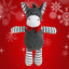 Good Boy Cuddle Friends Donkey – Soft Christmas Dog Toy with Squeaker | Festive Plush for Gentle Play &   Snuggles