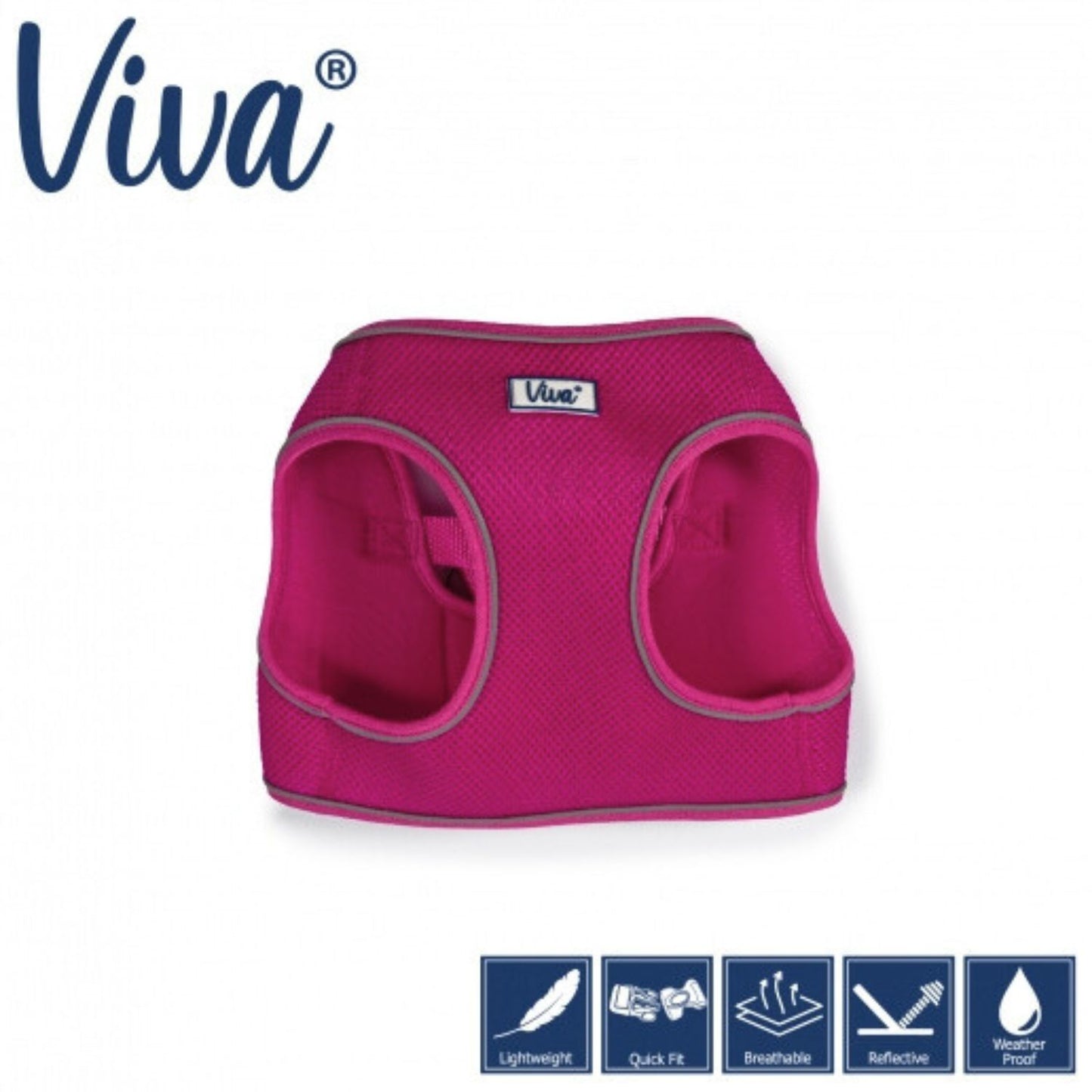 Ancol Viva | Dog Harness | Mesh Step-In - Pink