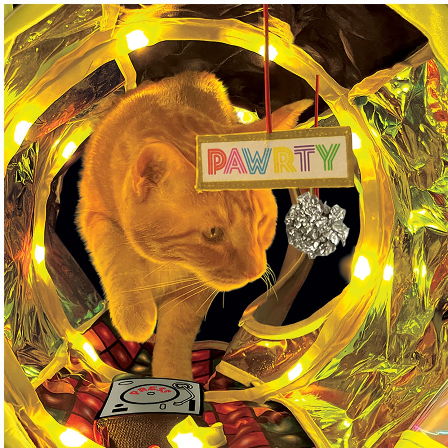 KONG Play Spaces Rave Cave Tunnel | Interactive Cat Toy with Lights & Music
